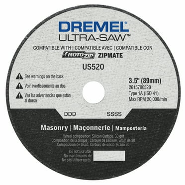 Dremel US700 Ultra-Saw 6-Piece Cutting Wheel Kit White